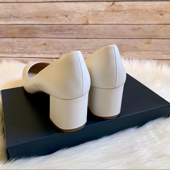 Cole Haan Daina Grand D’orsay Ivory Leather Pumps - Picture 7 of 8